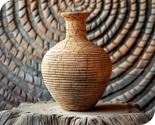 Handwoven Ugandan baskets