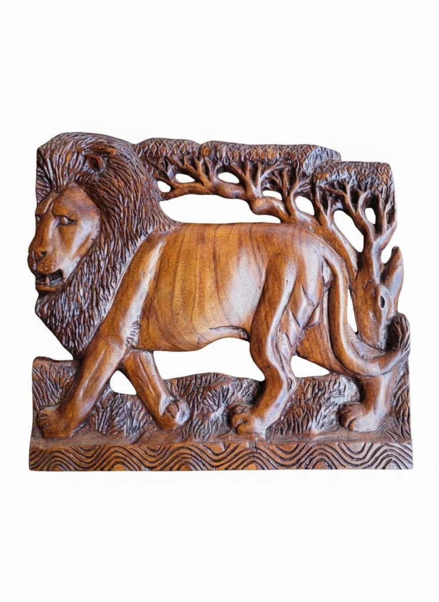 Lion wall hanger